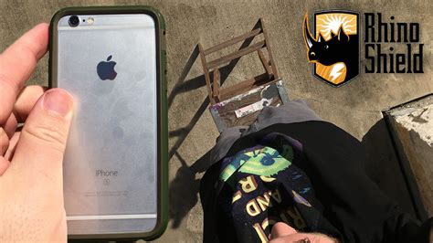 rhinoshield iphone 6s drop test|iPhone 6s Extreme Drop Test w/ Rhino Shield Crash Guard.